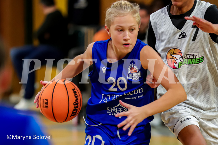 09.11.2024 Österreichischer Basketballverband 2024/25, SLMU14, Basket Flames WAT vs STARS Basketball
