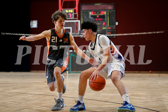 23.03.2025 Österreichischer Basketballverband 2024/25, SLMU16, Post SV Wien vs. Basket Dukes