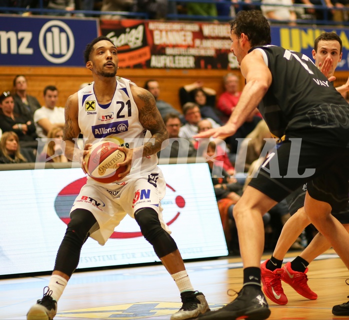 Basketball ABL 2015/16 Grunddurchgang 24.Runde Gmunden Swans vs. Traiskirchen Lions