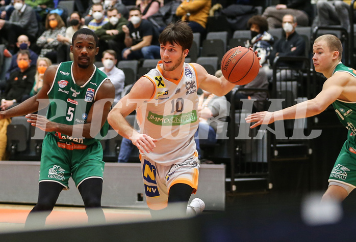 Basketball Superliga 2021/22, Grunddurchgang 10.Runde Klosterneuburg Dukes vs. Kapfenberg Bulls


