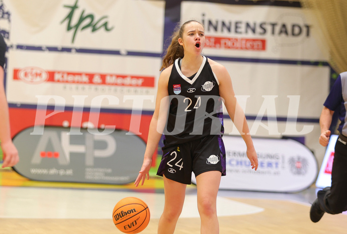 Basketball Damen Superliga 2023/24, Grunddurchgang 9.Runde SKN St. Pölten vs. Vienna United