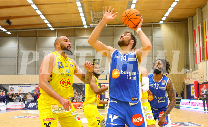 Basketball Superliga 2023/24, Grunddurchgang 10.Runde SKN St. Pölten vs. Oberwart Gunners


