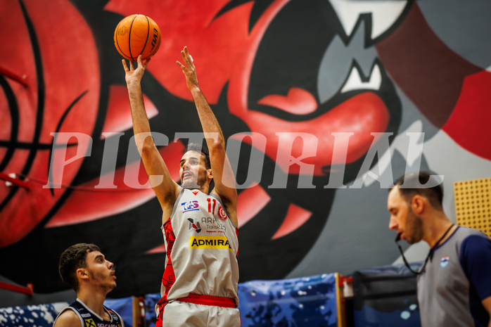 Basketball, win2day Basketball Superliga 2023/24, 4.Plazierungsrunde, Traiskirchen Lions, Gmunden Swans, Fabricio Vay (11) Basketball, win2day Basketball Superliga 2023/24, 4.Plazierungsrunde, Traiskirchen Lions, Gmunden Swans, Fabricio Vay (11)