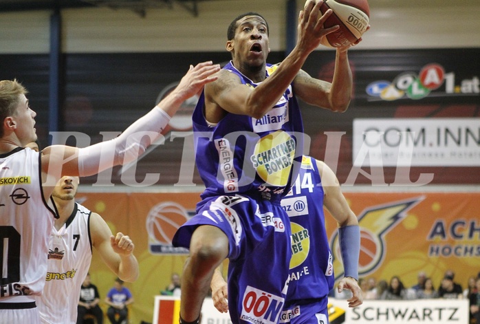 Basketball ABL 2015/16 Grunddurchgang 31.Runde  Güssing Knights vs Gmunden Swans