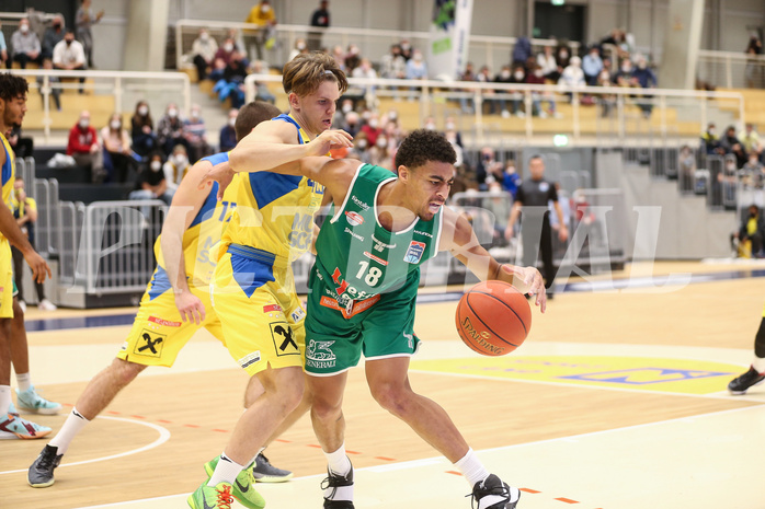 Basketball Superliga 2021/22, Grunddurchgang 9.Runde SKN St.Pölten vs. Kpafenberg Bulls