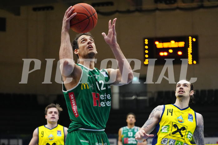 Basketball Superliga 2021/22, 10. Platzierungsrunde, UBSC Graz vs. Kapfenberg


