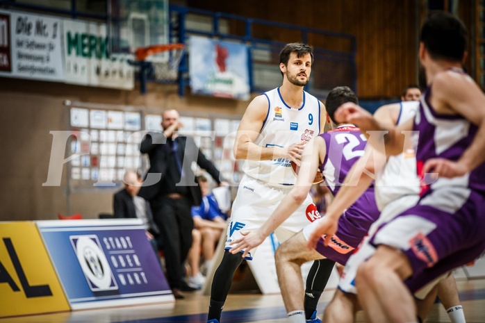 Basketball, ABL 2018/19, Grunddurchgang 33.Runde, Oberwart Gunners, Timberwolves, Hannes Ochsenhofer (9)