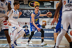 Basketball, bet-at-home Basketball Superliga 2020/21, Grunddurchgang 14. Runde, Oberwart Gunners, Gmunden Swans, Benedikt Güttl (7)