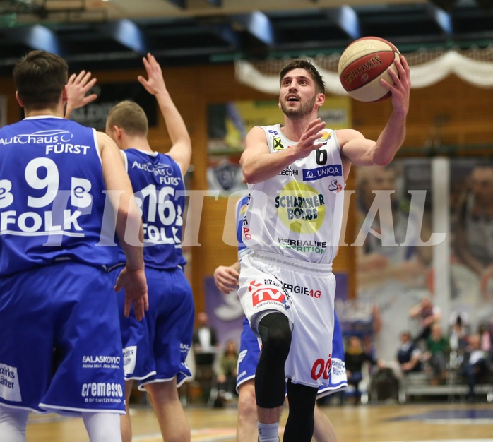 Basketball ABL 2018/19, Grunddurchgang 25.Runde Gmunden Swans vs. Oberwart Gunners