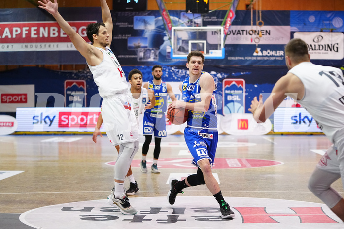 Basketball Superliga 2021/22, Grundduchgang 14.Runde , Kapfenberg vs.Gmunden


