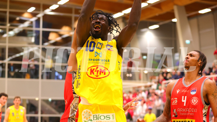 Basketball Superliga 2023/24, Playoff, Viertelfinale Spiel 2 SKN St. Pölten vs. Traiskirchen Lions


