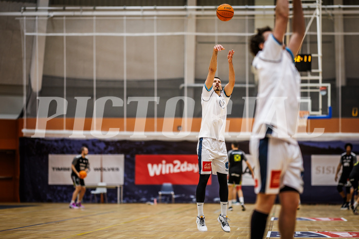 Basketball, Basketball Austria Cup 2023/24, Achtelfinale Spiel 2, Vienna Timberwolves, Flyers Wels, Ziga Fifolt (13)