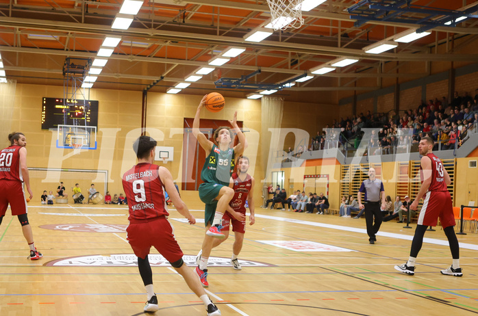 Basketball Zweite Liga 2023/24, Grunddurchgang 16.Runde Mistelbach Mustangs vs. Dornbirn Lions



