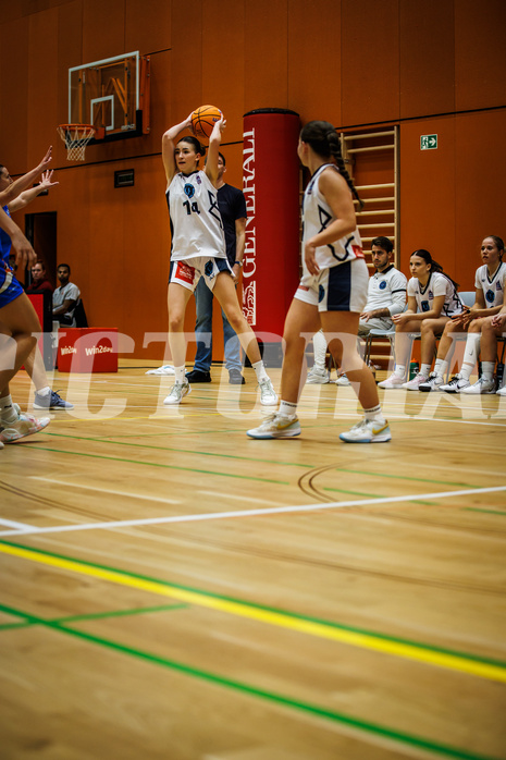 Basketball, Win2Day Basketball Damen Superliga 2023/24, Grunddurchgang 2.Runde, Vienna Timberwolves, DBB LZ OÖ, Melanie Fischer (14)