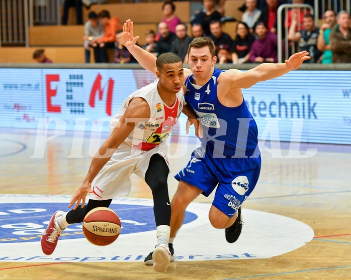 Basketball ABL 2017/18 Grunddurchgang 30. Runde Flyers Wels vs Oberwart Gunners