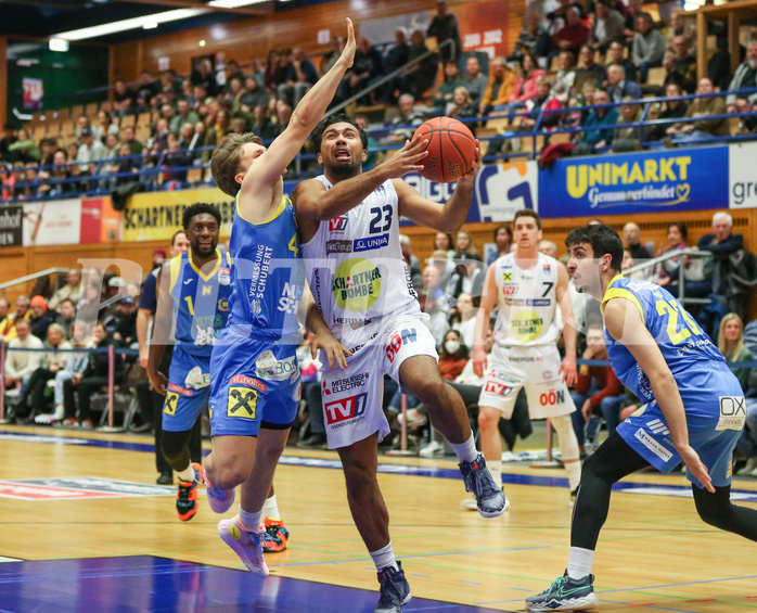 Basketball Superliga 2022/23, Grunddurchgang 12.Runde Gmunden Swans vs. SKN St.Pölten