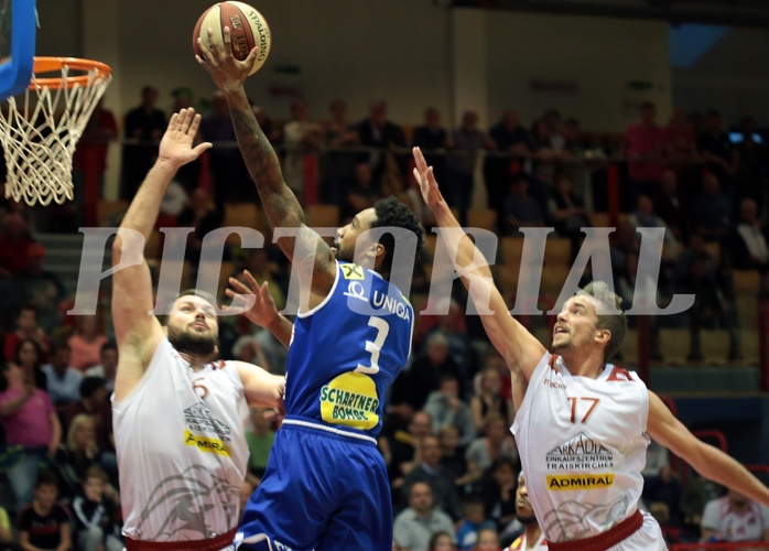 Basketball ABL 2017/18, Playoff VF Spiel 1 Traiskirchen Lions vs. Gmunden Swans


