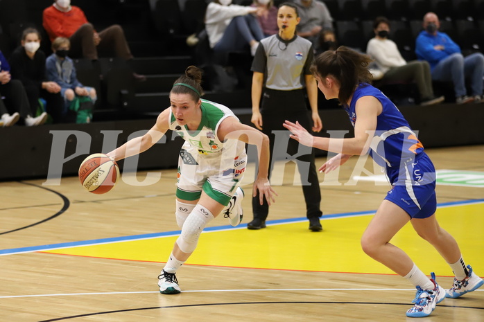 17.02.2022, Basketball Damen Superliga 2021/22, Grunddurchgang 11.Runde,  
UBI Graz vs. DBB LZ OÖ