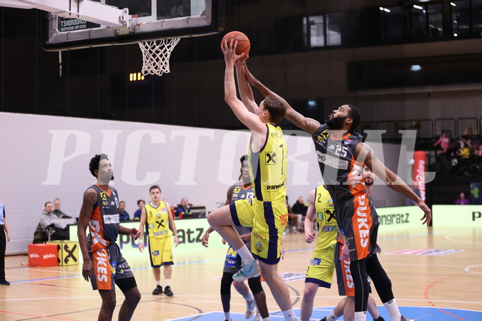 22.01.2023, Graz, Raiffeisen Sportpark Graz, Basketball Superliga 2022/23, Grunddurchgang, Runde 17, UBSC Raiffeisen Graz vs. BK IMMOunited Dukes 