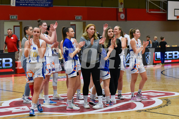 Win2Day Basketball, Damen Superliga 2022/23, Grunddurchgang 12. Runde, DBB LZ OÖ vs Basket Flames,