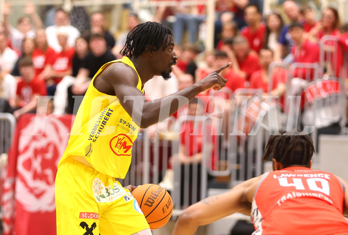 Basketball Superliga 2023/24, Playoff, Viertelfinale Spiel 4 SKN St. Pölten vs. Traiskirchen Lions



