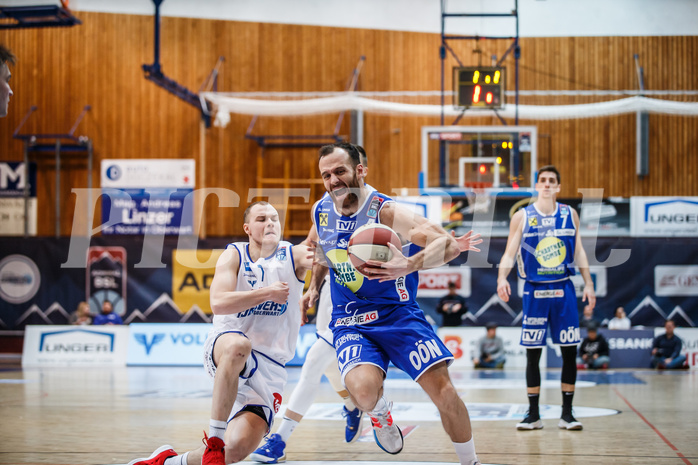 Basketball, Admiral Basketball Superliga 2019/20, Grunddurchgang 11.Runde, Gunners Oberwart, Gmunden Swans, Enis Murati (4)