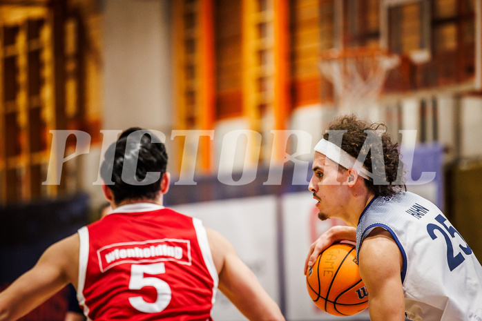 Basketball, win2day Basketball Superliga 2024/25, Grunddurchgang Runde 21, BBC Nord Dragonz, BC Vienna, Lukas Hahn (25)