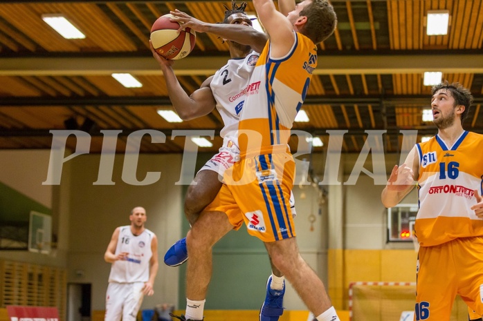 Basketball, 2.Bundesliga, Grunddurchgang 17.Runde, Mattersburg Rocks, BBU Salzburg, Royce Woodridge (2)