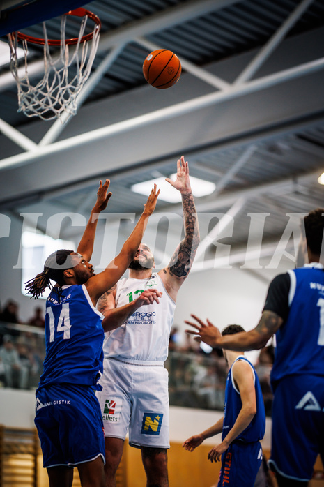 Basketball, Basketball Zweite Liga 2024/25, Viertelfinale Spiel 2, UDW Alligators, Kufstein Towers, Nebosja Dukic (13)