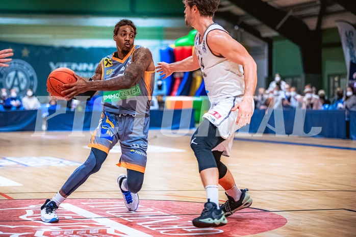 Basketball Basketball Superliga 2021/22, Grunddurchgang 13.Runde Vienna D.C. Timberwolves vs. BK IMMOunited Dukes