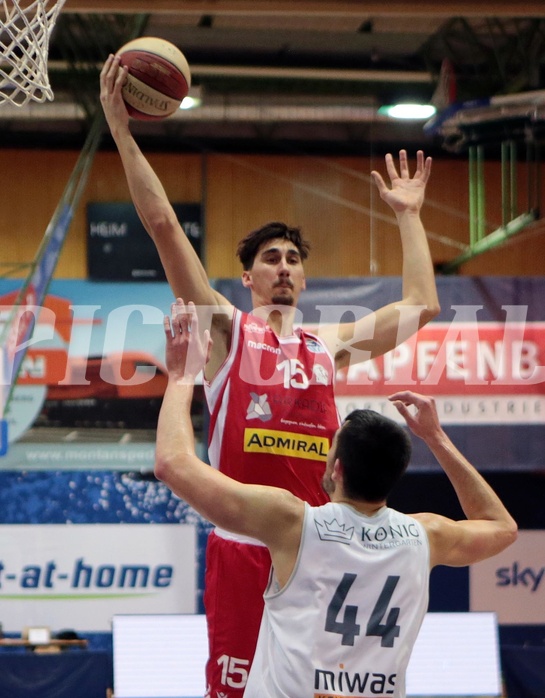 Basketball Superliga 2020/21,  Grunddurchgang 16.Runde, Kapfenberg Bulls vs. Traiskirchen Lions
