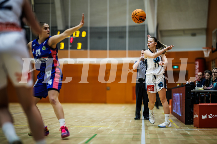 Basketball, Win2Day Basketball Damen Superliga 2023/24, Grunddurchgang 4.Runde, Vienna Timberwolves, UBSC-DBBC Graz, Antonia Dumancic (17)