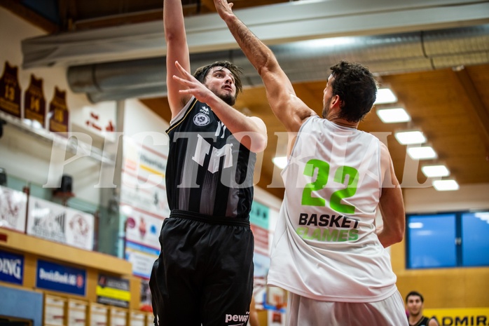 Basketball, Basketball Zweite Liga, Grunddurchgang 5.Runde, Basket Flames, Wörthersee Piraten, Christof Gspandl (17)