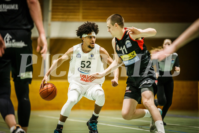 Basketball, Basketball Zweite Liga, Grunddurchgang 12.Runde, BBC Nord Dragonz, Mattersburg Rocks, Kyran Jordan Mc Clure (13)