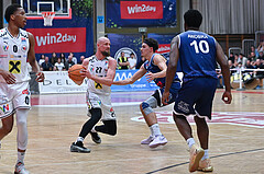 Basketball Superliga 2024/25, Playoff, Viertelfinale Spiel 3, Flyers Wels vs BBC Nord Dragonz,

