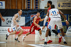 Basketball, bet-at-home Basketball Superliga 2020/21, Grunddurchgang 16. Runde, Oberwart Gunners, BC Vienna, Mustafa Hassan Zadeh (5)