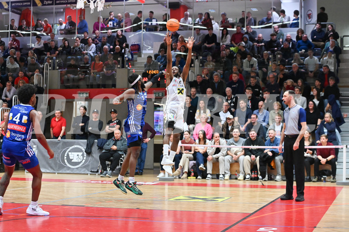 Basketball, Superliga 2024/25, Grunddurchgang 12.Runde, Flyers Wels vs. Oberwart Gunners,
