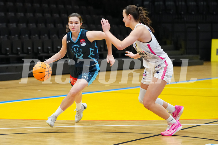 Basketball Damen Superliga 2023/24, Grunddurchgang, 14. Runde, UBSC Graz vs. Timberwolves


