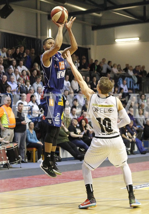 Basketball ABL 2015/16 Grunddurchgang 26.Runde  Güssing Knights vs Kapfenberg Bulls
