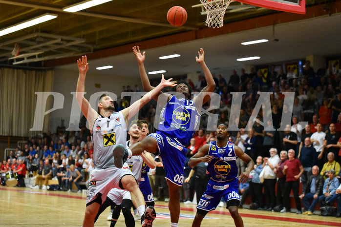 Basketball Superliga 2021/22, Viertelfinale Spiel 2, Flyers Wels vs Swans Gmunden