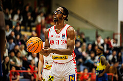 Basketball, win2day Basketball Superliga 2024/25, Grunddurchgang 18.Runde, Traiskirchen Lions, UBSC Graz, Nelson Haskin (21)