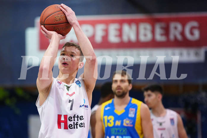Basketball Superliga 2021/22, Grundduchgang 18.Runde , Kapfenberg Bulls vs. Klosterneuburg Dukes