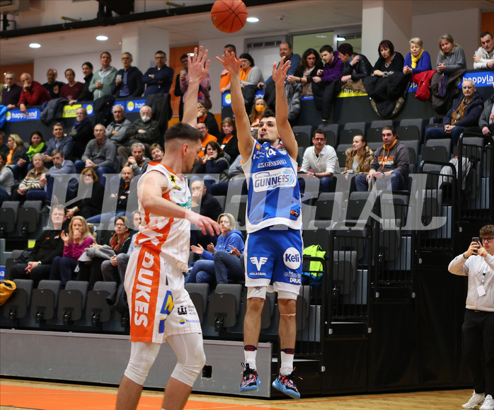 Basketball Superliga 2022/23, Grunddurchgang 18.Runde Klosterneuburg Dukes vs. Oberwart Gunners


