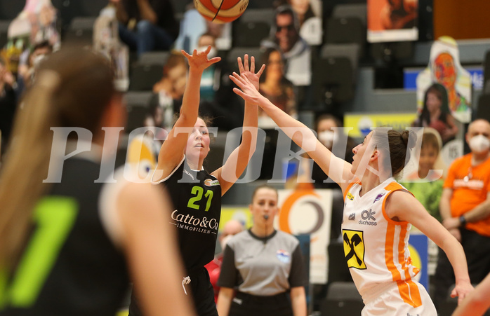 Basketball Damen Superliga 20120/21, Grunddurchgang 14.Runde BK Duchess vs. Basket Flames


