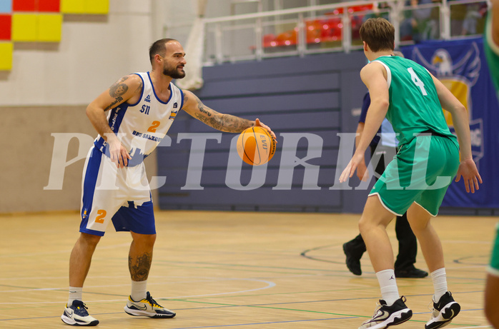 Basketball Zweite Liga 2024/25, Grunddurchgang 6.Runde BBU Salzburg vs. KOS Celovec


