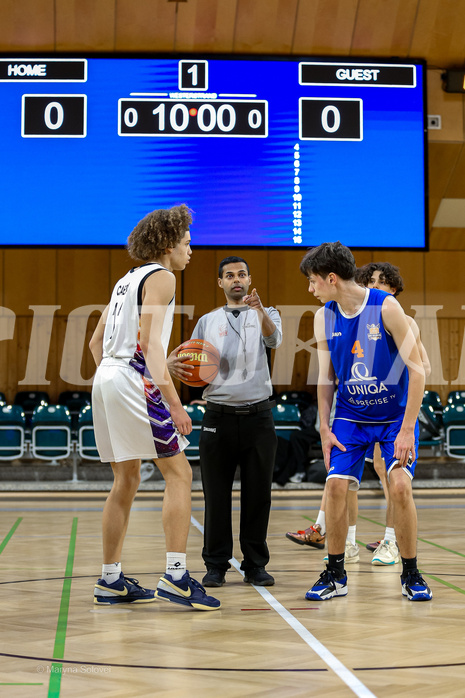 06.04.2025 Österreichischer Basketballverband 2024/25, SLMU16, Post SV Wien vs. BBU Salzburg