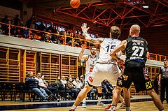 Basketball, win2day Basketball Superliga 2022/23, Grunddurchgang Runde 20, BBC Nord Dragonz, Flyers Wels, Nicolas Scott Allen (15)