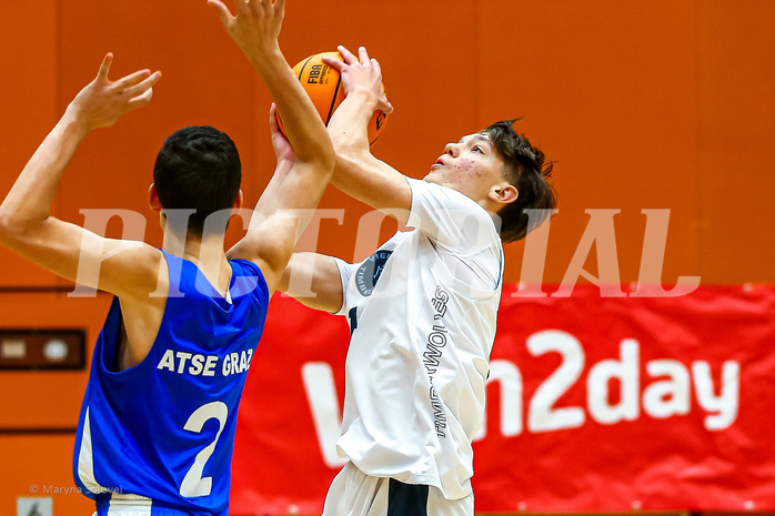 24.11.2024 Österreichischer Basketballverband 2024/25, SLMU16, Vienna Timberwolves vs. ATSE Graz