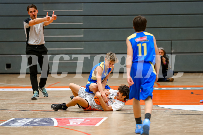 14.12.2024 Österreichischer Basketballverband 2024/25, SLMU14, Basket Dukes vs. SKN St. Pölten
