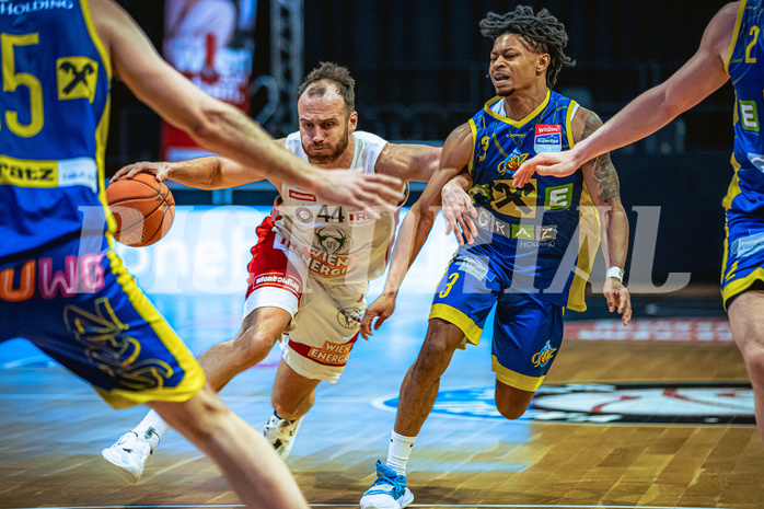 Basketball, Win2Day Superliga 2022/23, Viertelfinale Spiel 1, BC Vienna, UBSC Graz, Enis Murati (44)